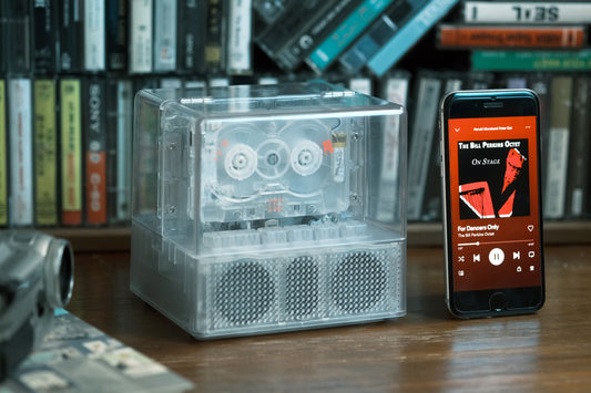 NINM Lab|Transparent -IT’S REAL Bluetooth Speaker + Cassette Player Combo |カセットプレーヤー|Bluetoothスピーカー