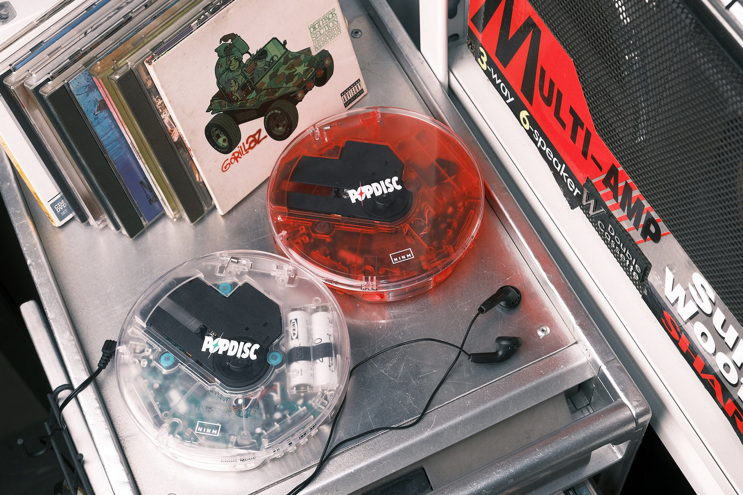 NINM Lab｜POPDISC™ Portable CD Player ｜Red