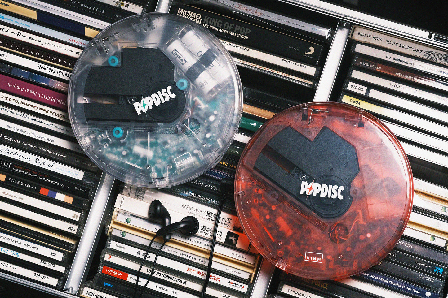 NINM Lab｜POPDISC™ Portable CD Player ｜Clear