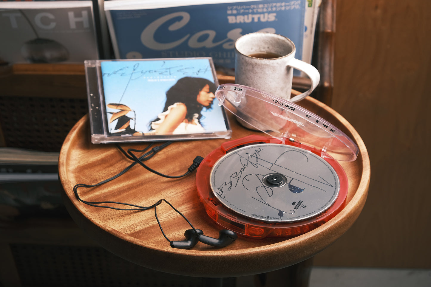 NINM Lab｜POPDISC™ Portable CD Player ｜Red
