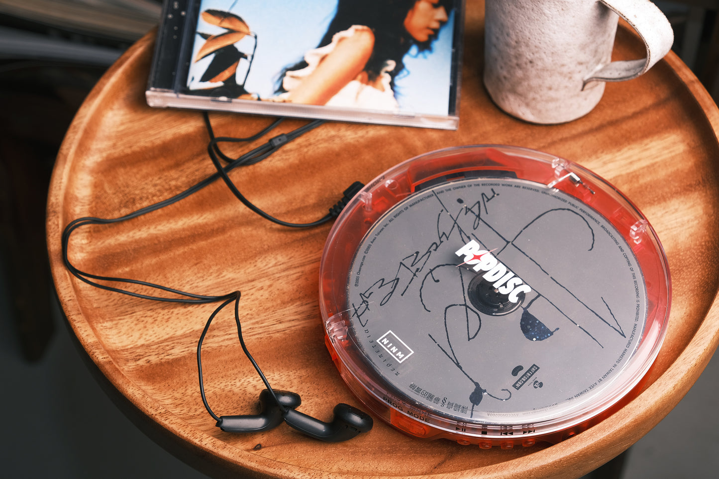 NINM Lab｜POPDISC™ Portable CD Player ｜Red