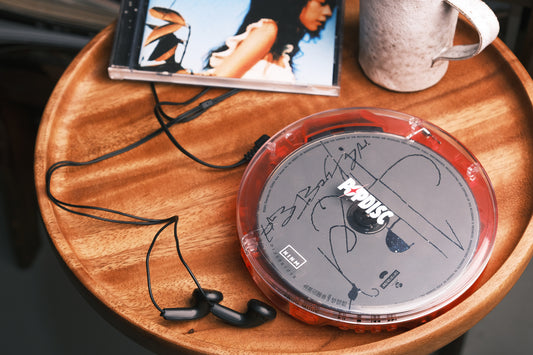NINM Lab｜POPDISC™ Portable CD Player ｜Red