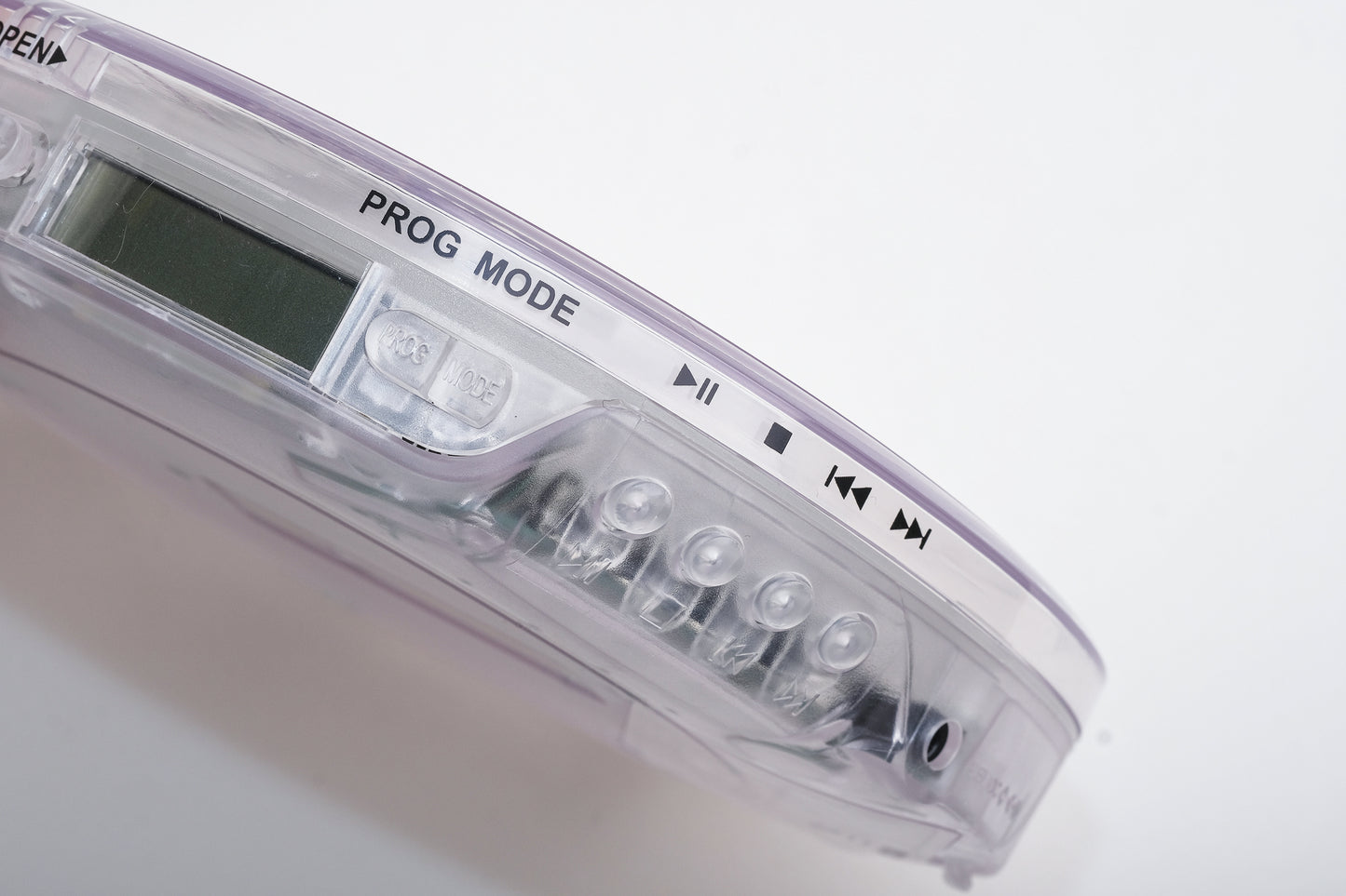 NINM Lab｜POPDISC™ Portable CD Player ｜Clear
