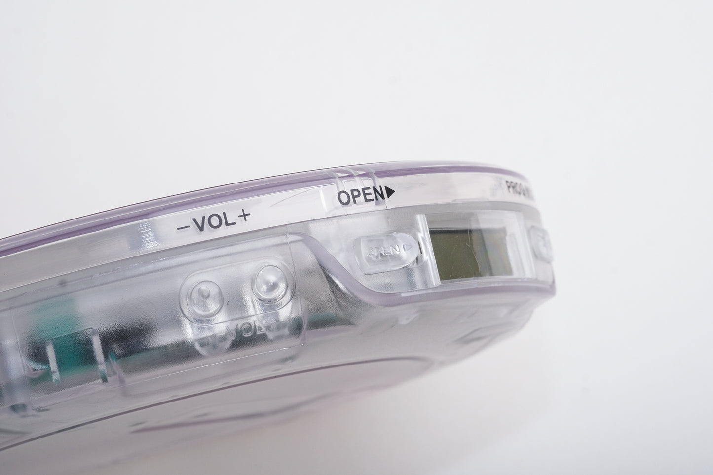 NINM Lab｜POPDISC™ Portable CD Player ｜Clear