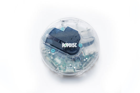 NINM Lab｜POPDISC™ Portable CD Player ｜Clear