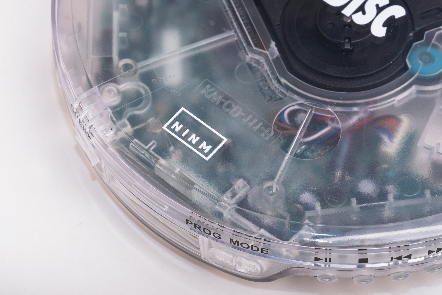 NINM Lab｜POPDISC™ Portable CD Player ｜Clear
